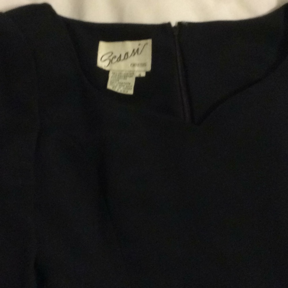 Scaasi designer dress